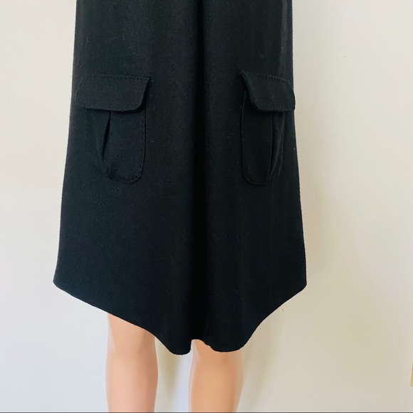 Fendi Black Short Sleeve Lambswool Dress Size EU 40 US 4 - Picture 9 of 11